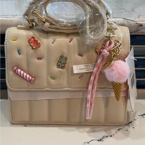 NWT Betsey Johnson Top Handle Crossbody With Gummy Bear Accents & Charms